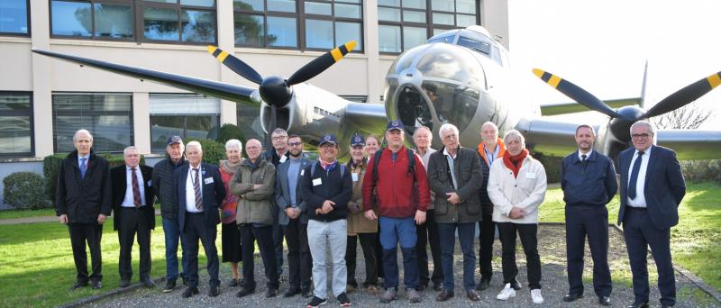 Visite de la BA 106 et de l'usine Dassault