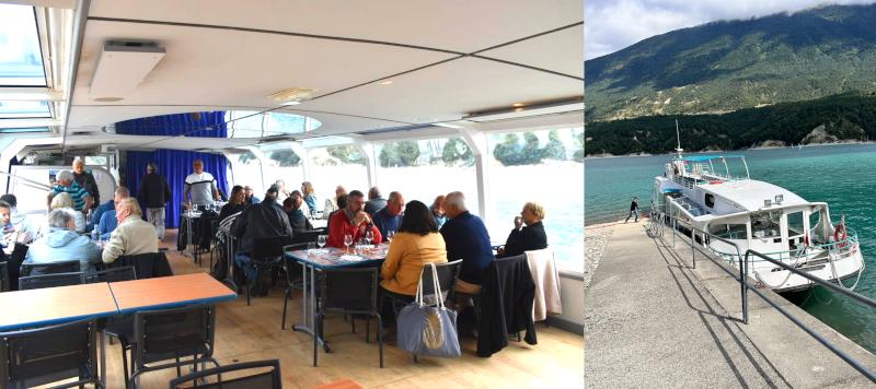 Déjeuner croisière à bord du bateau La Mira