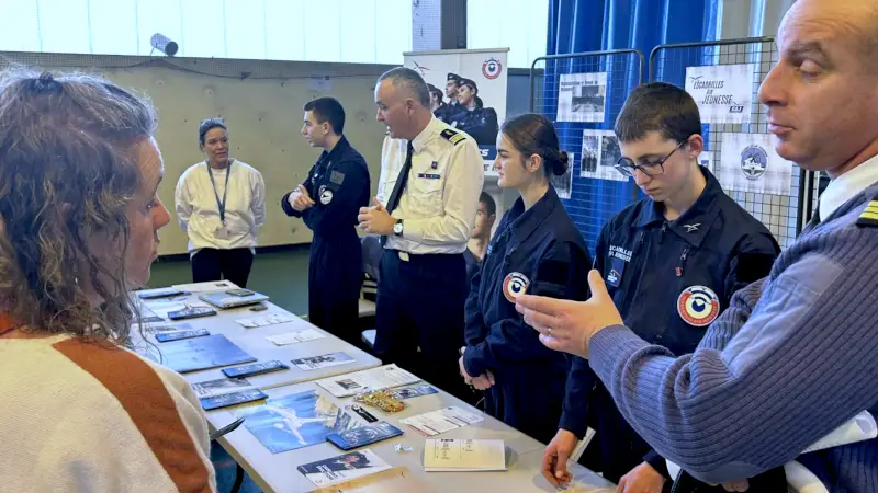 Le stand de l'Escadrille Air Jeunesse