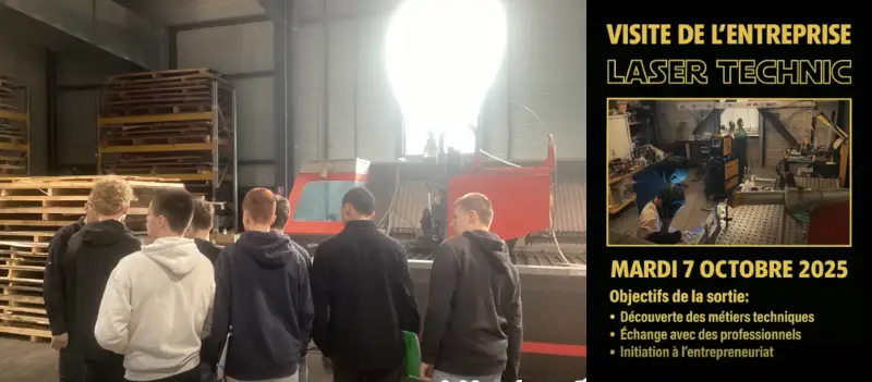 Visite de l'entreprise Laser Technic Visite de l'entreprise Laser Technic