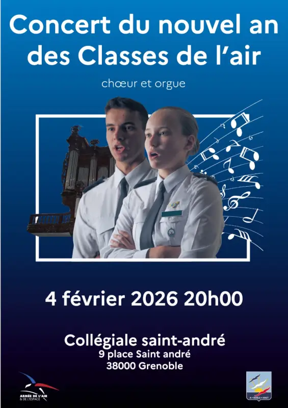 Affiche du Concert du Nouvel An des Classes de l’Air