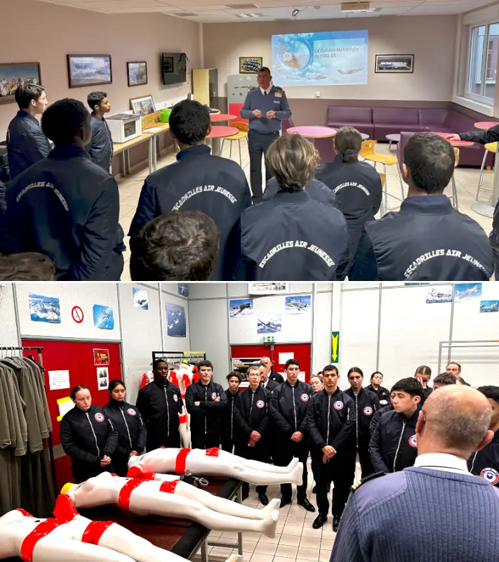 En haut : La métrologie - En bas : Test des combinaisons étanches