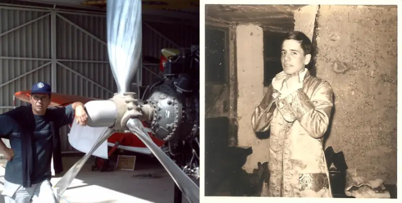 Philippe Callay - A droite : au théatre Les precieuses ridicules (26 mars 1966)