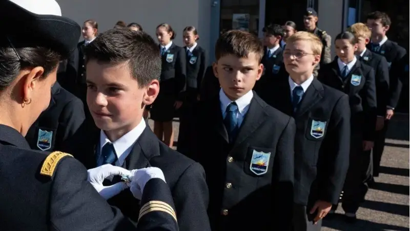 La remise des insignes